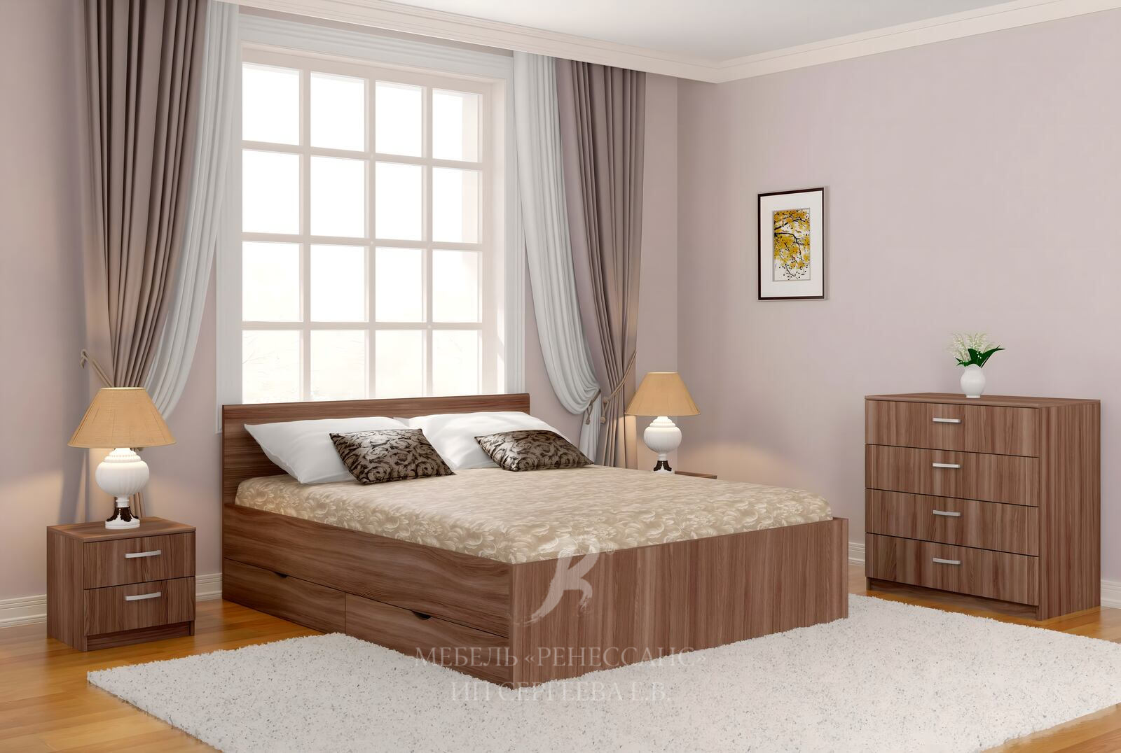 Интерьер спальной комнаты в современном стиле эконом класса (70 фото) - красивые картинки и HD фото